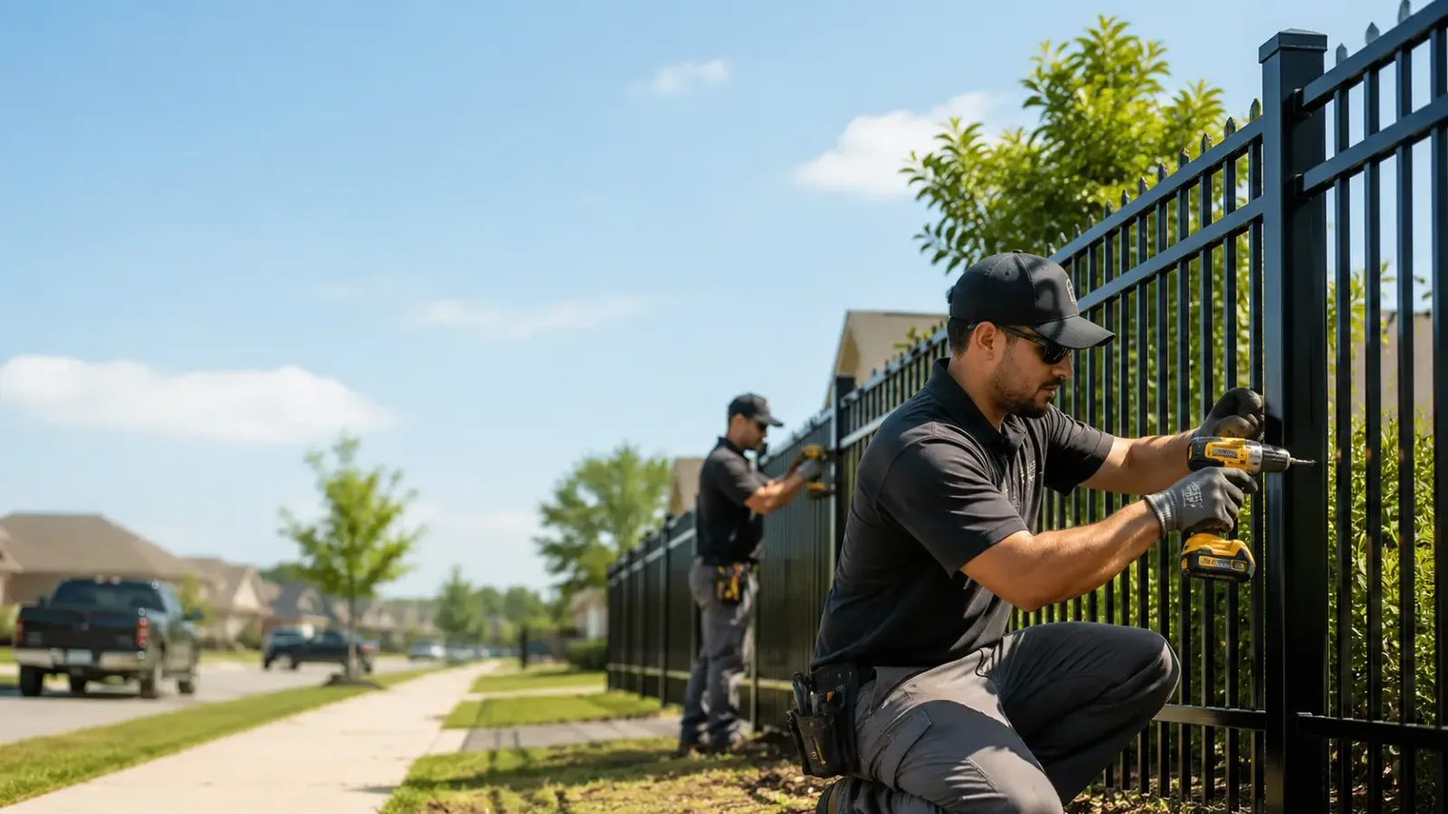 Metal Fence Installation in Alexander, IL